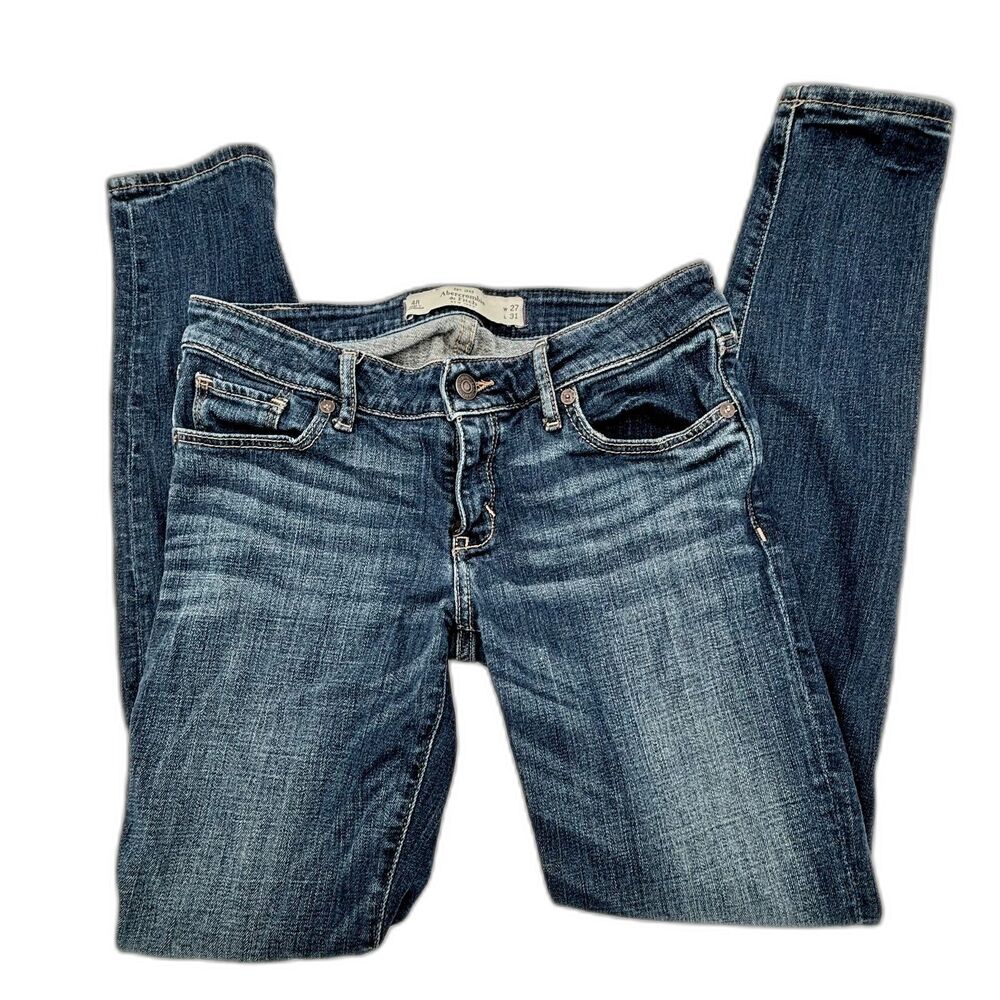 Abercrombie & Fitch Women's Skinny Leg Jeans, Size 4 (27x31)-EUC